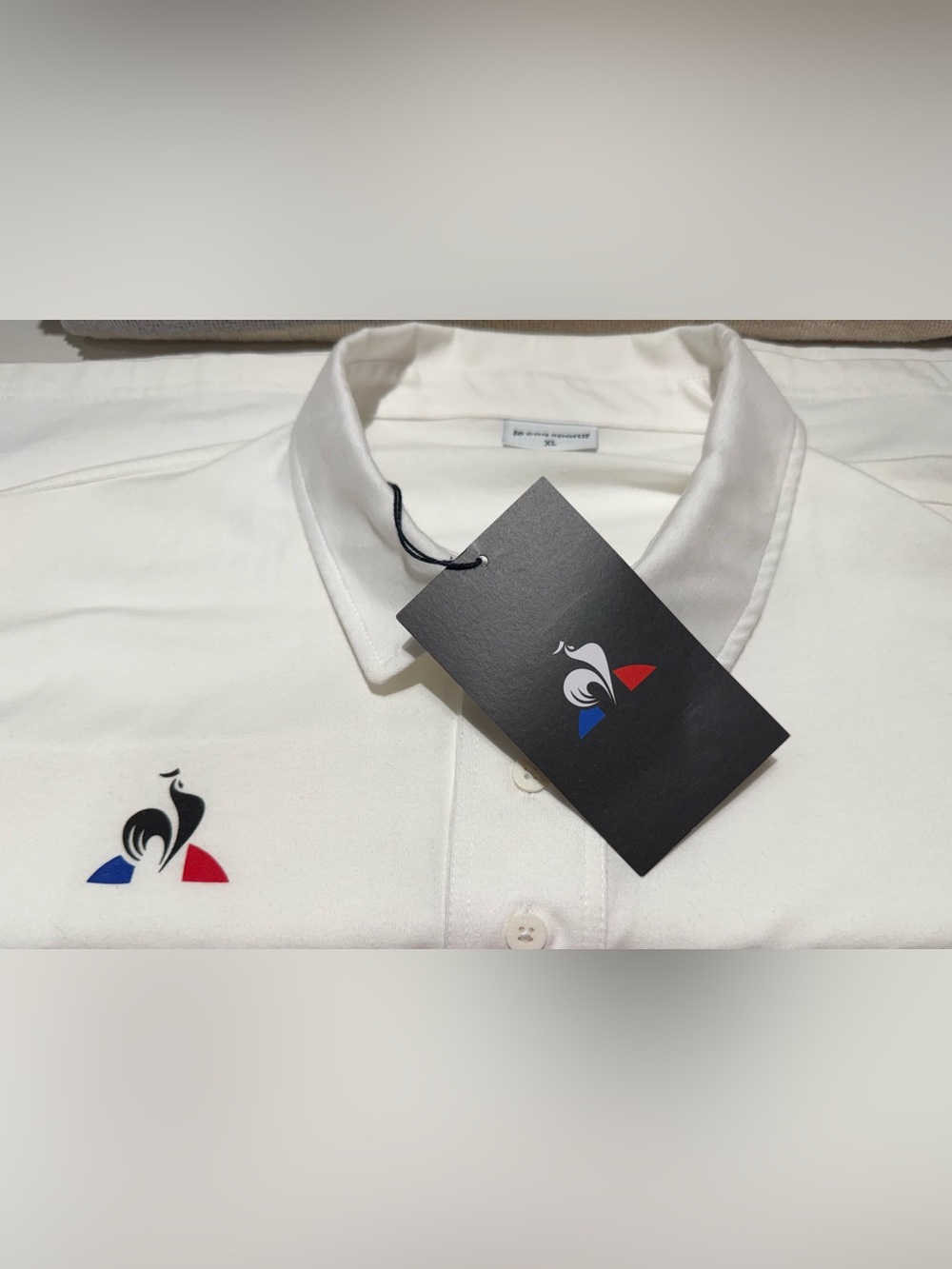 Le Coq Sportif Polo SS Presentation Tri N°1 Men's Polo Shirt • NWT • - Picture 3 of 7